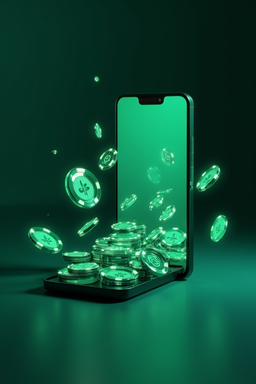 Smartphone with Snatch Casino app